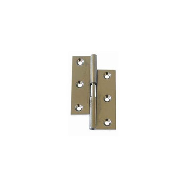 AG Lift Off Hinge Chromed Brass Left Hand 3" x 1-5/8"