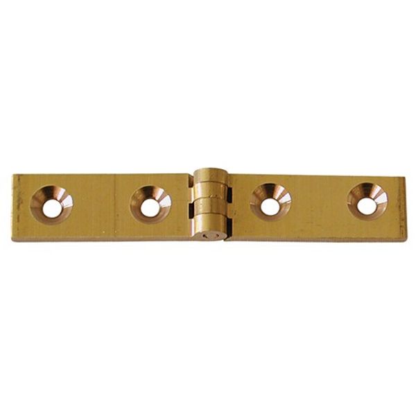 AG Brass Strap Hinge Polished 1/2" x 3"