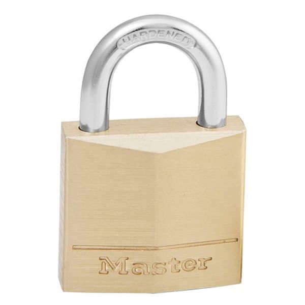 Masterlock Padlock Brass 30mm Steel Shackle