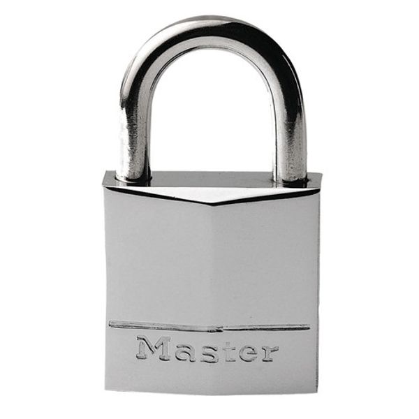 Masterlock Padlock Nickel Brass 30mm SS Shackle