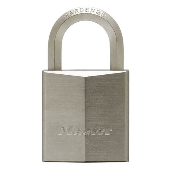 Masterlock Padlock Brass 40mm Hex Steel Shackle