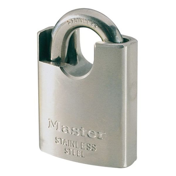 Masterlock Padlock SS 50mm Shrouded SS Shackle