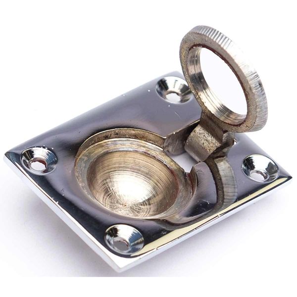 AG Chromed Brass Flush Ring 2" x 1-1/2"