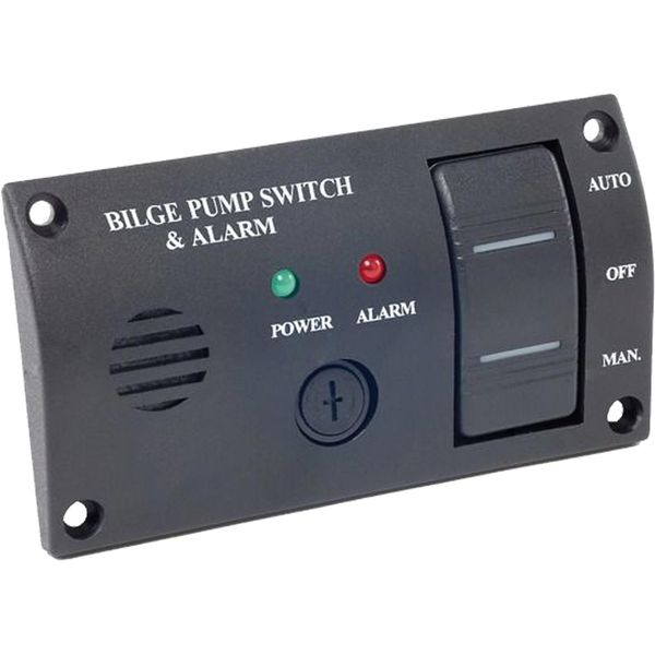 Osculati 3 Way Bilge Pump Switch Panel with Alarm (12V & 24V)