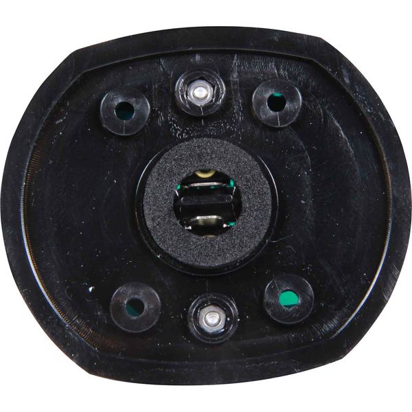 Starboard Green LED Navigation Light (Compact / Black / 12V & 24V)