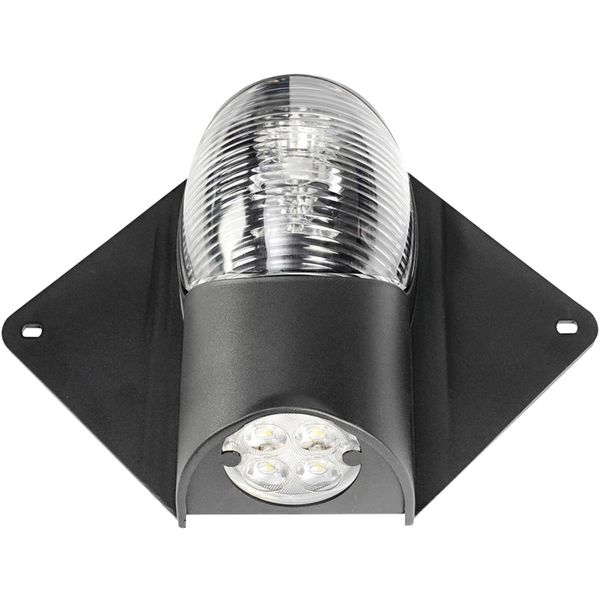 Combined Masthead White Navigation Light & Deck Light (LED, 12V & 24V)