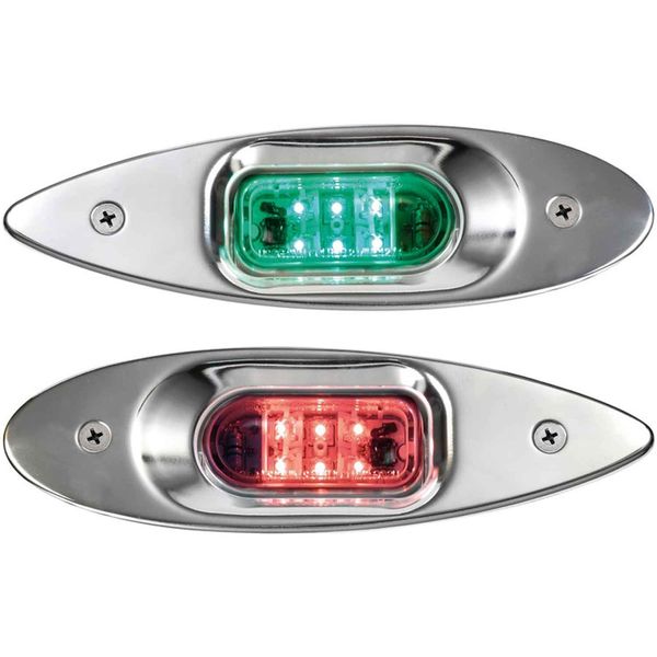 Eye LED Navigation Docking Lights (Stainless Steel / 12V)