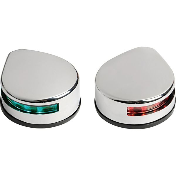 Starboard & Port LED Navigation Lights (Stainless Steel Case / 12V)