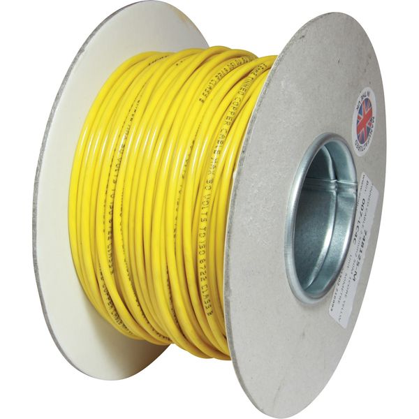 Oceanflex 1 Core Tinned Cable 35/0.30 2.5mm2 50m Yellow