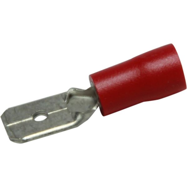 AMC Terminal Male Spade 6.3mm Red (50)