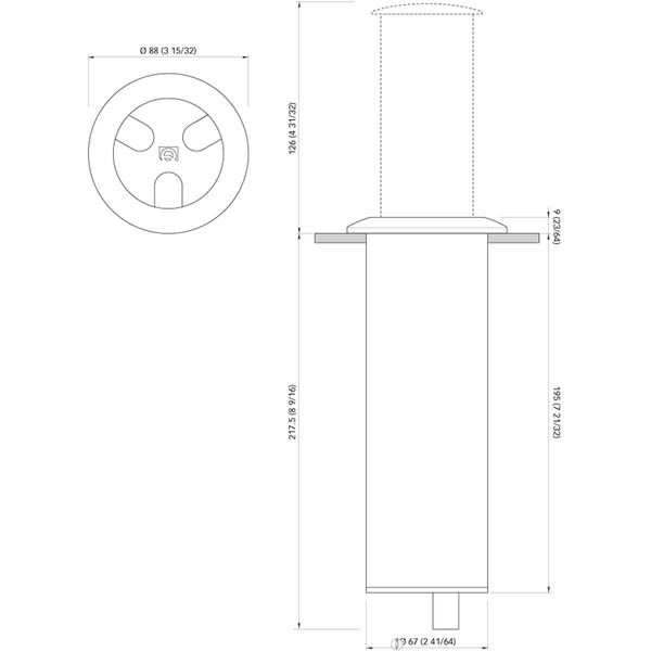 Quick Secret LED Light in Stainless Steel (3W / Warm White / 12 & 24V)