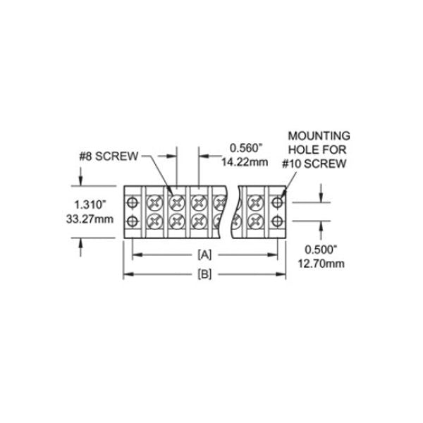 Blue Sea Terminal Block Independent 2 Circuit 30A