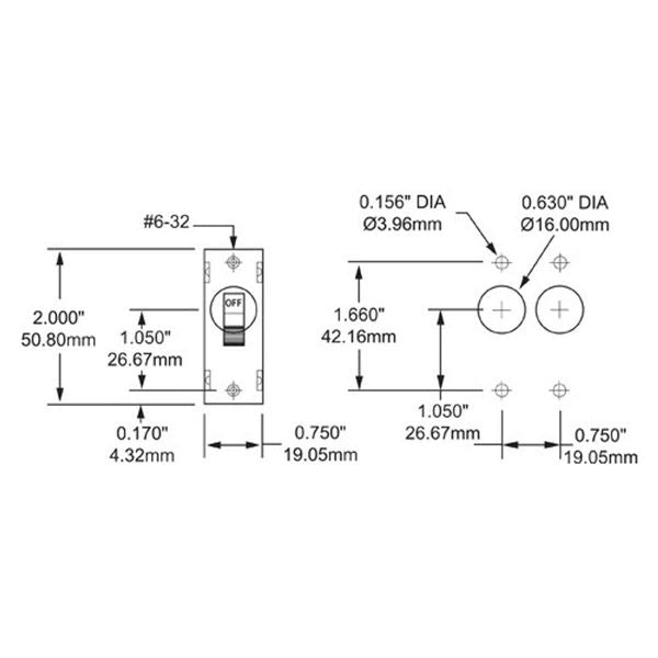 Blue Sea Circuit Breaker 5A White