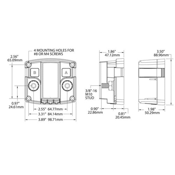 Blue Sea SI Series Auto Charge Relay 12/24V