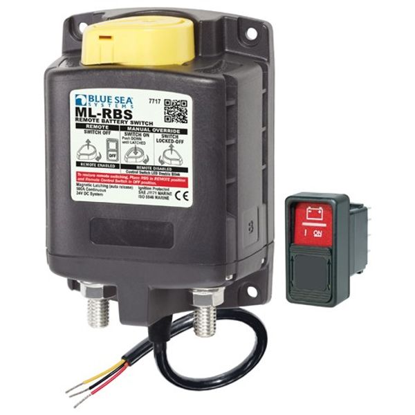 Blue Sea ML-RBS Manual Control Auto-Release 24V