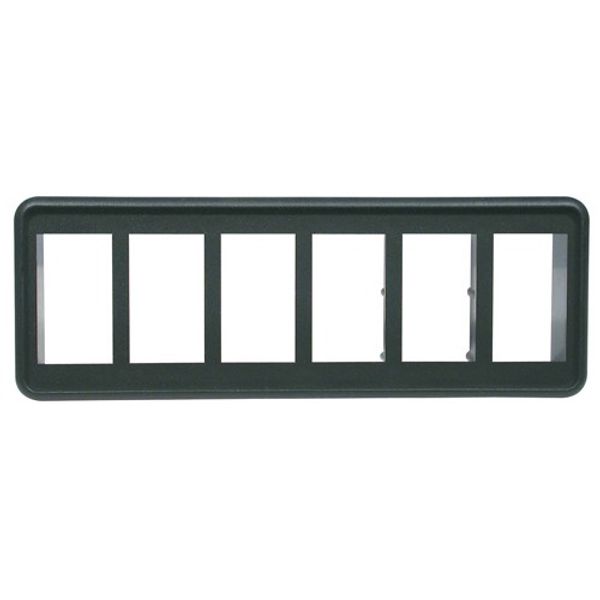 Blue Sea Contura 6 Position Panel Black