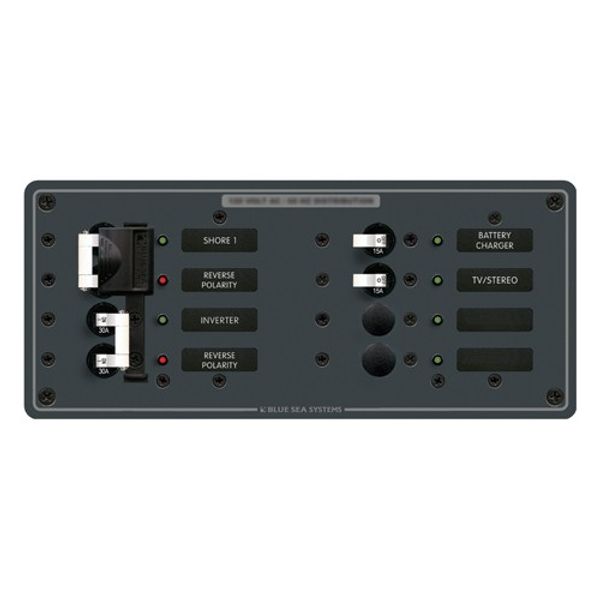 Blue Sea Panel AC Source Select 16A 4 Position