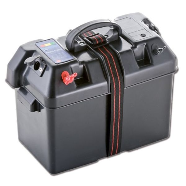 Trem Black Battery Box + Cig Lighter & Ext Connector