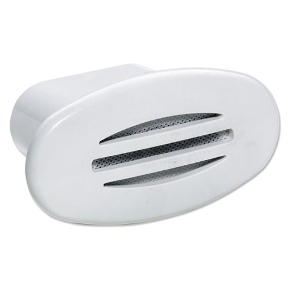 Trem Concealed Horn with Grill White 12V