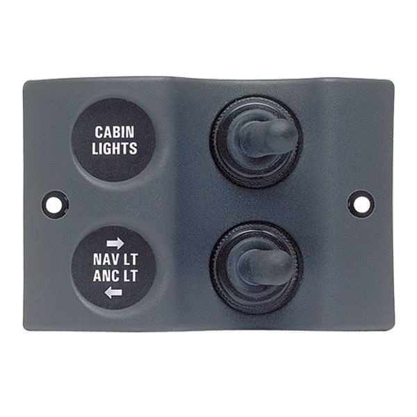 BEP Waterproof Switch Panel Micro 1x 2-Way 1x 3-Way