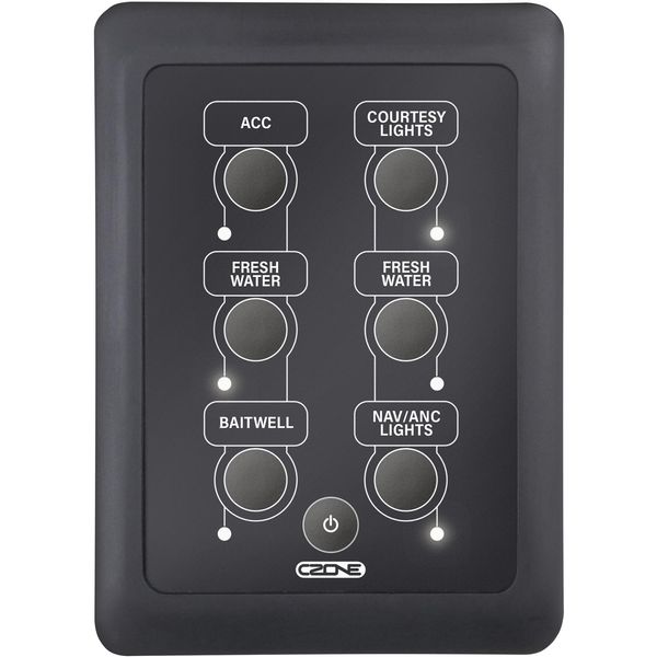 CZone Waterproof Keypad (6-Way / Portrait)