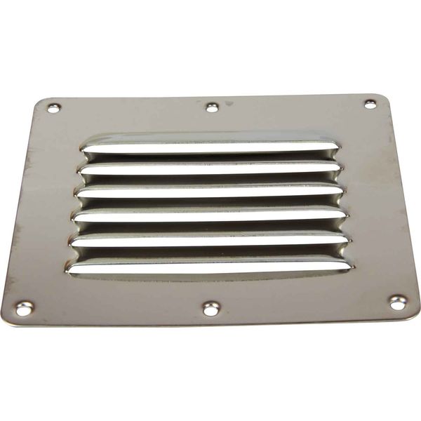 Osculati Stainless Steel Louvered Air Vent (127mm x 115mm)