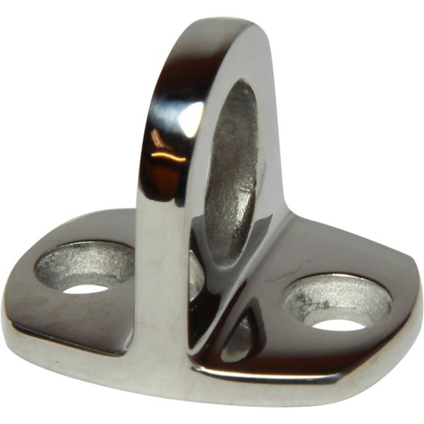 Osculati Stainless Steel Eye Plate (32mm x 26mm Base / 2 Bolts)