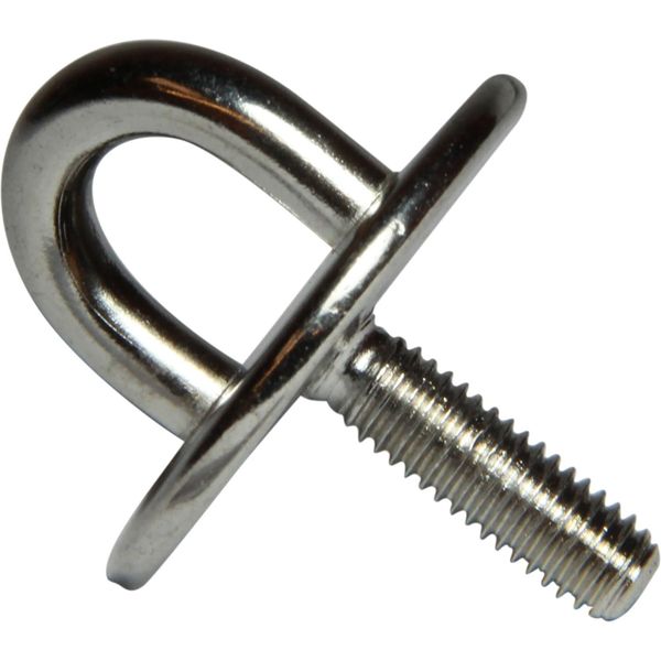 Osculati Stainless Steel Eye Plate (32mm Diameter Base / M6 Screw)