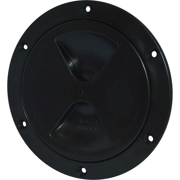 Osculati Plastic Watertight Inspection Cover (Black / 102mm Opening)