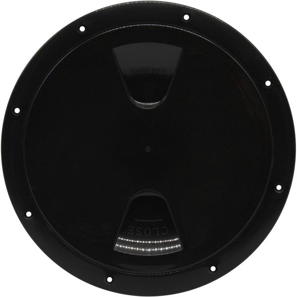 Osculati Plastic Watertight Inspection Cover (Black / 203mm Opening)