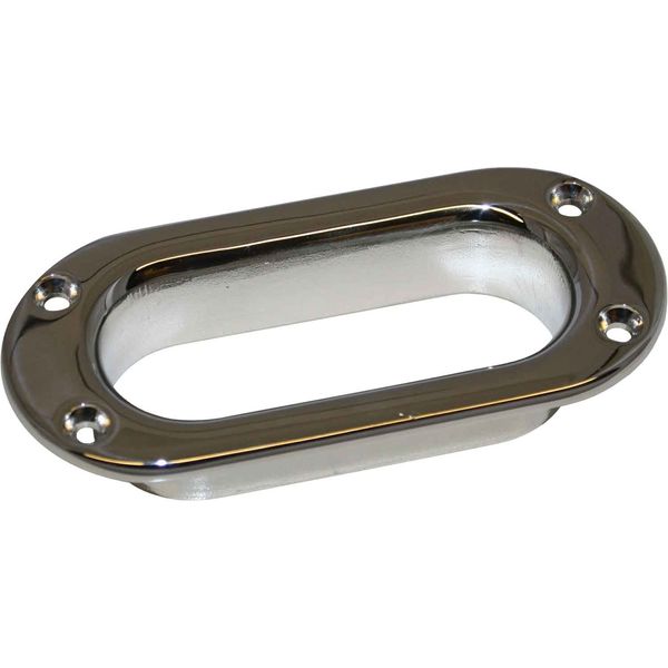 Osculati Stainless Steel Oval Hawsehole (140mm x 63mm)