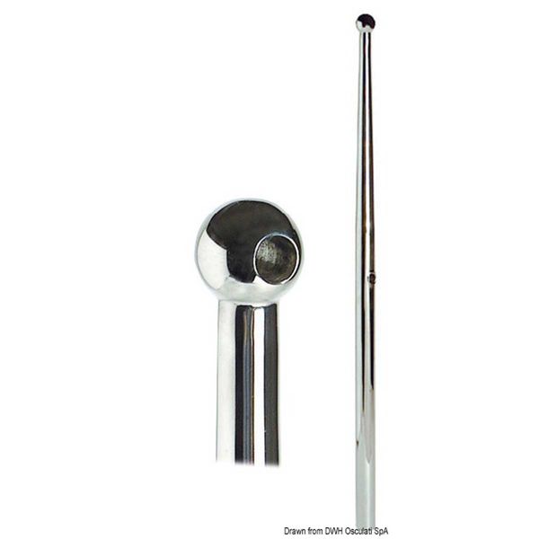 Osculati Stainless Steel Stanchion 610mm x 25mmID