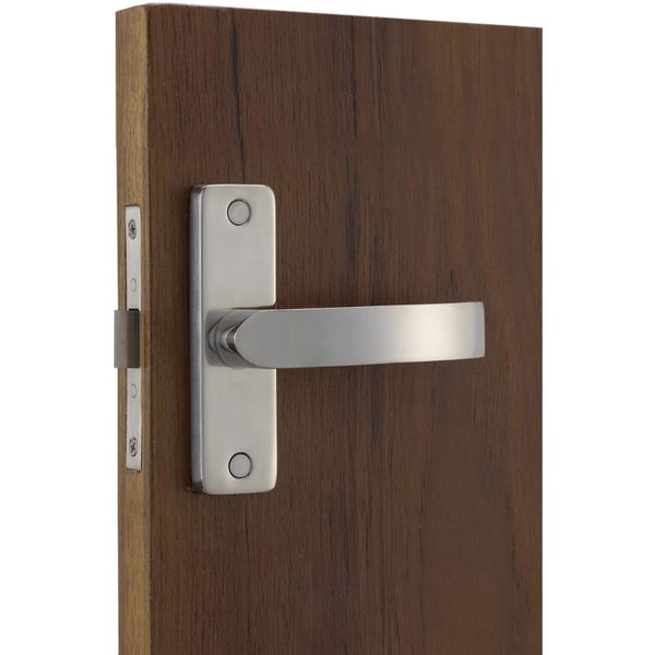 Osculati Contemporary Door Handles with Plates (Pair / 51x45x10mm)