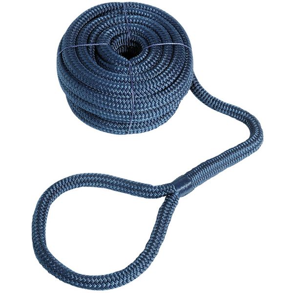 Osculati Mooring Line with Spliced Eye (12mm OD / Blue / 7 Metres)