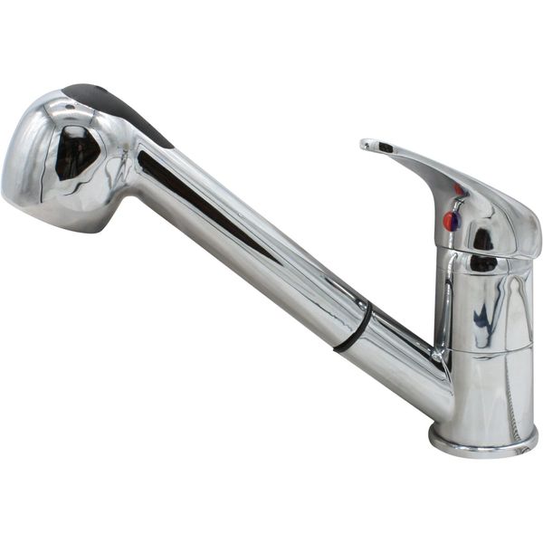 Trem Monobloc Sink Shower Mixer + Hose- Chrome