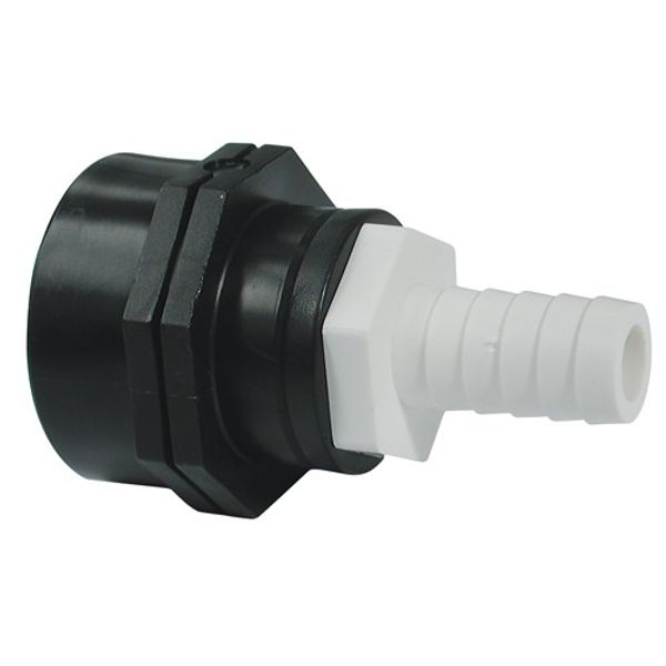 AG Plastic Connector 1-1/4" BSP - 3/4" Hose