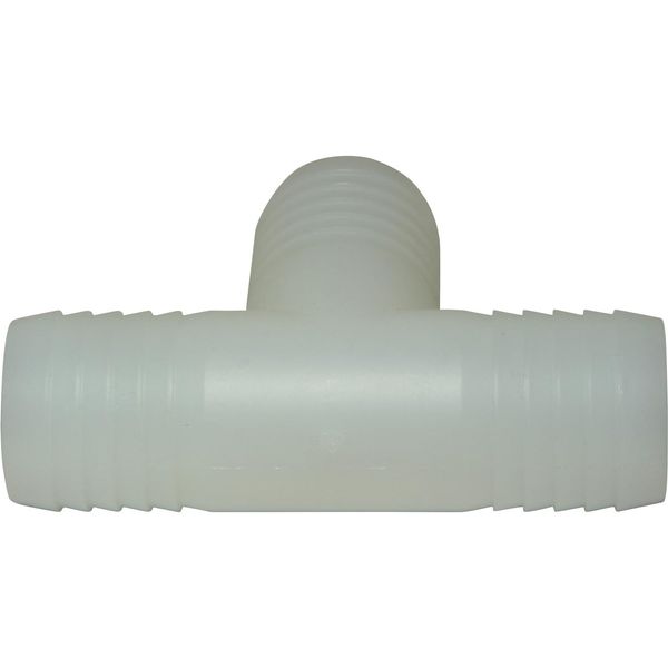 AG Plastic Tee 1" Hose Barbs Packaged