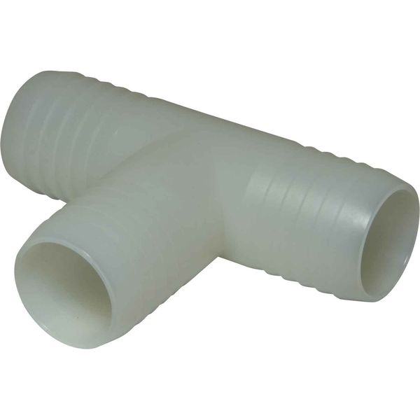 AG Plastic Tee 1" Hose Barbs Packaged