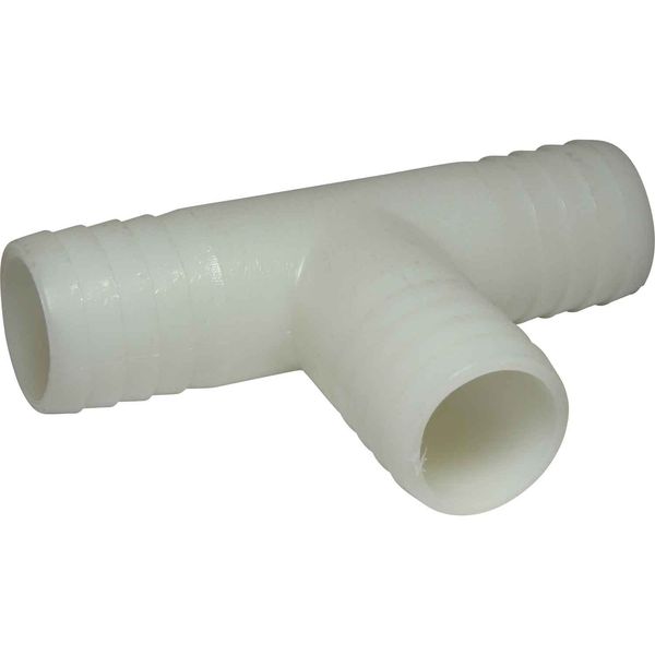 AG Plastic Tee 1-1/4" Hose Barbs