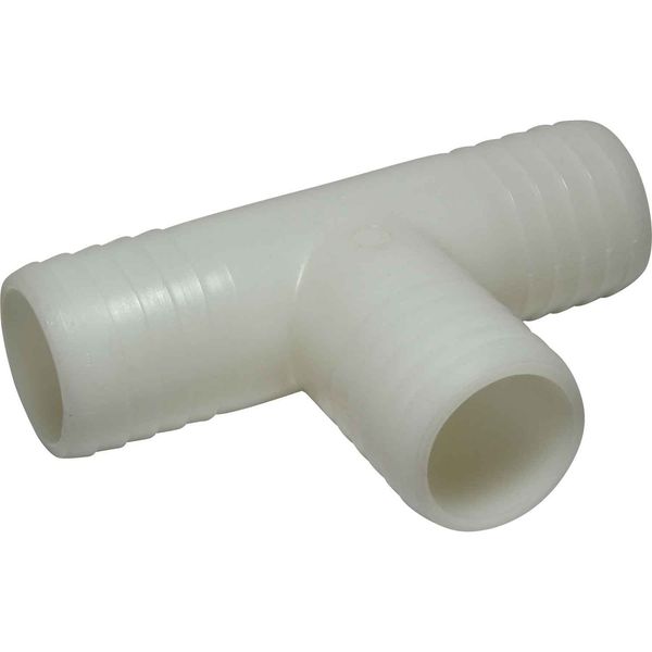 AG Plastic Tee 1-1/2" Hose Barbs Packaged