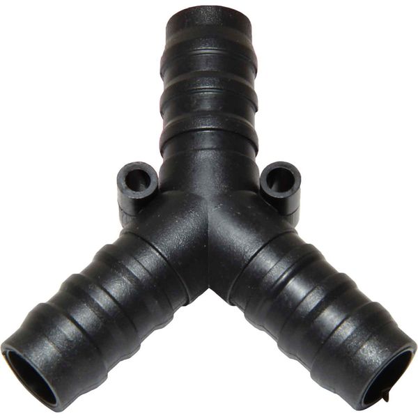 AG Plastic Y Connector 1/2" Hose Packaged