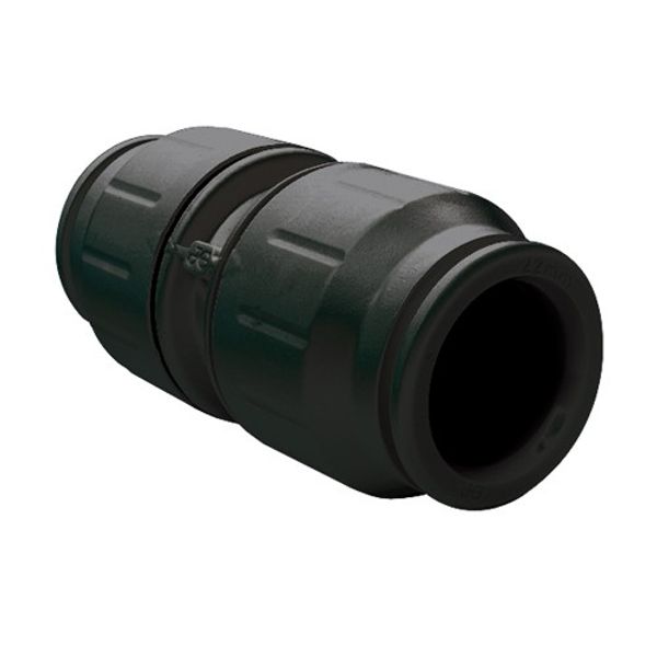 JG Speedfit 12mm Equal Straight Connector Black