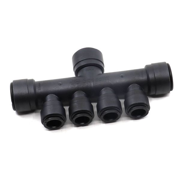 JG Speedfit 22mm x 15mm 4 Port Rail Manifold