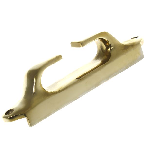 AG Fairlead 7" Brass Straight Lipped Side