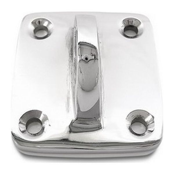 AG Fender Eye Plate Chrome 1 3/4" x 1 7/8"