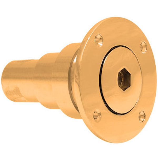 AG Pump Out Socket Brass