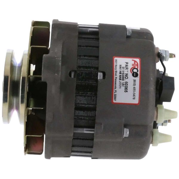 Arco Marine Alternator 60065 for Late Mercruiser Engines (12V / 65A)