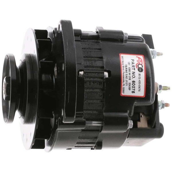 Arco Marine Alternator 60075 for Yamaha, Crusader & More (12V / 55A)