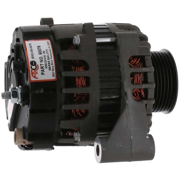 Arco Marine Alternator 60076 for Late Volvo Penta Engines (12V / 75A)