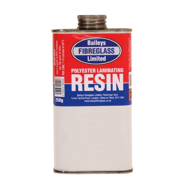 Baileys Fibreglass Polyester Resin 250g